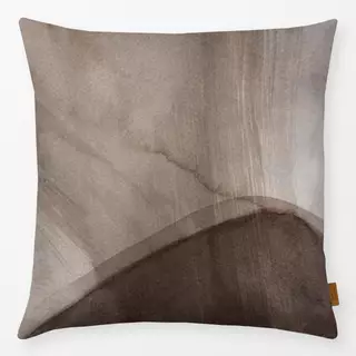 Kissen Brown Watercolor Painting