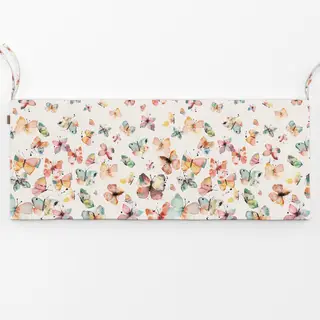 Bankauflage Schmetterlinge Aquarell Ombre