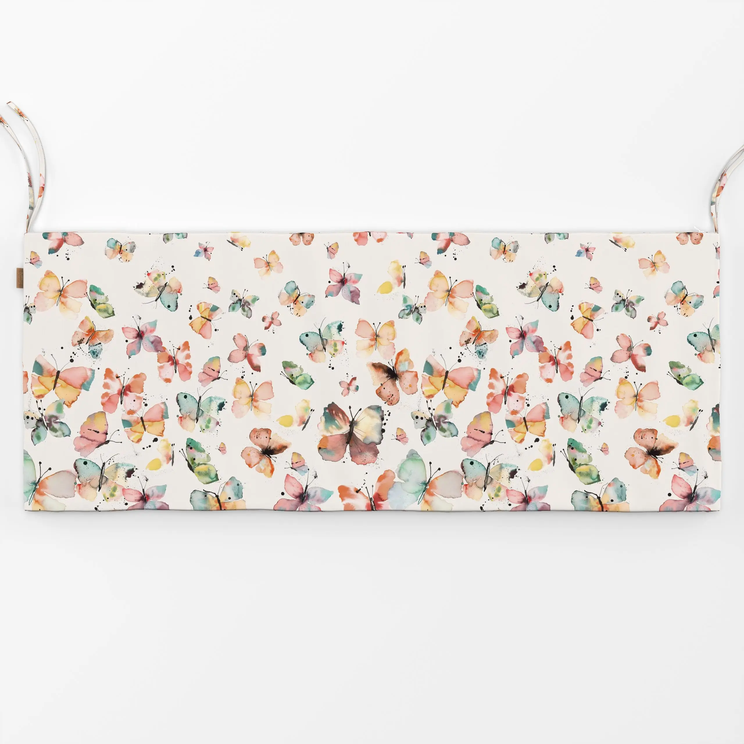 Bankauflage Schmetterlinge Aquarell Ombre - Frühling, Tiere - von „Ninola Design "; Aquarell, Natur, Ombre, Schmetterlinge, ...