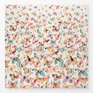 Tischdecke Schmetterlinge Aquarell Ombre