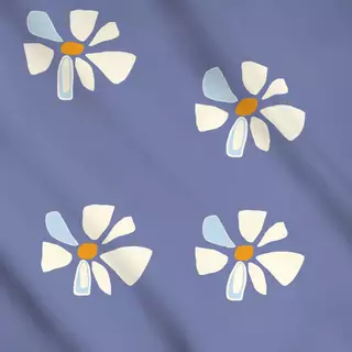 Meterware Blüte groß