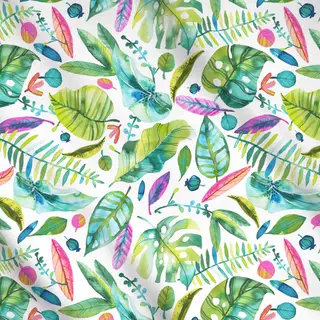 Meterware Dschungel Tropische Blätter