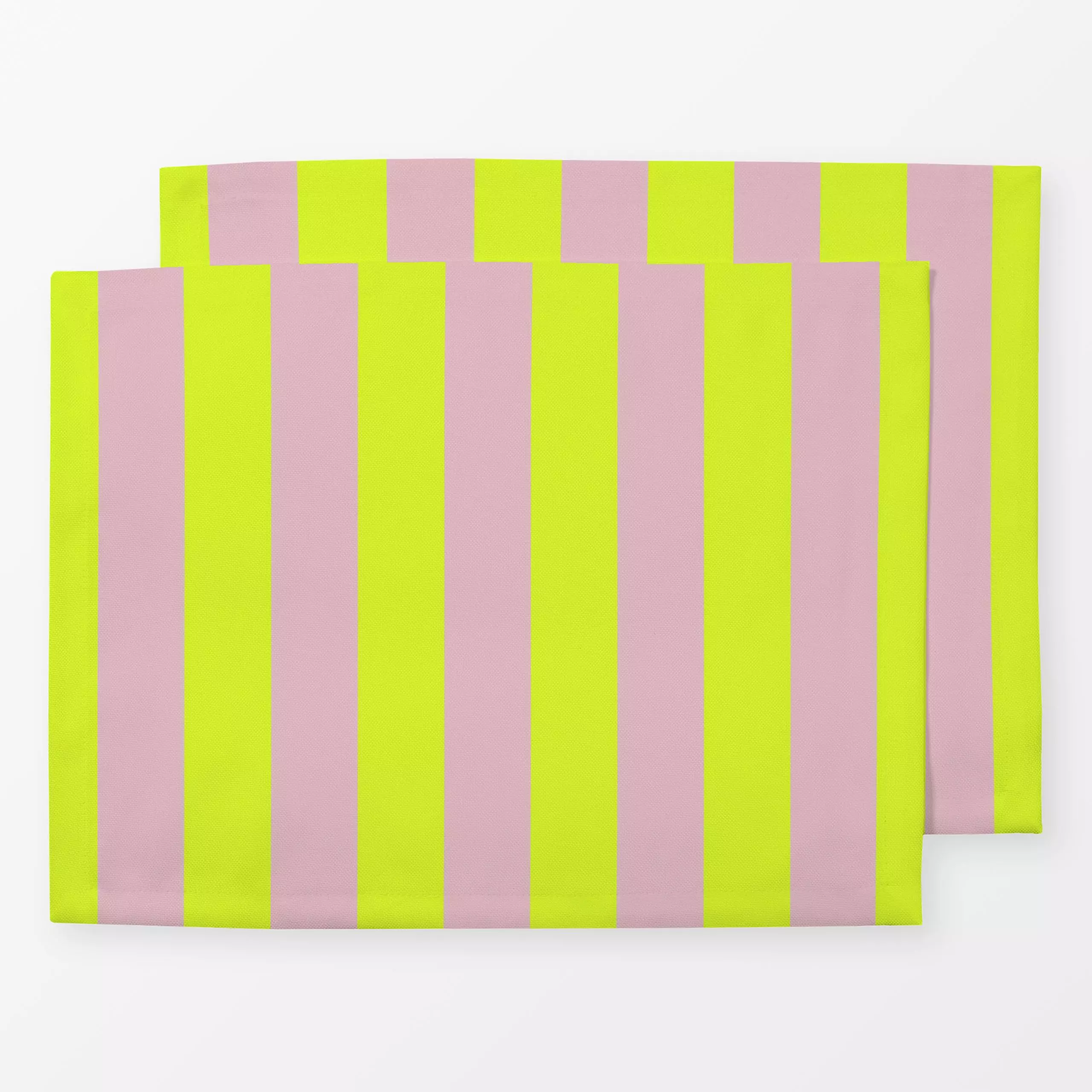 Tischset Fun Stripe Neon Pastell, gemustert, Sommer, von Julia Schumacher