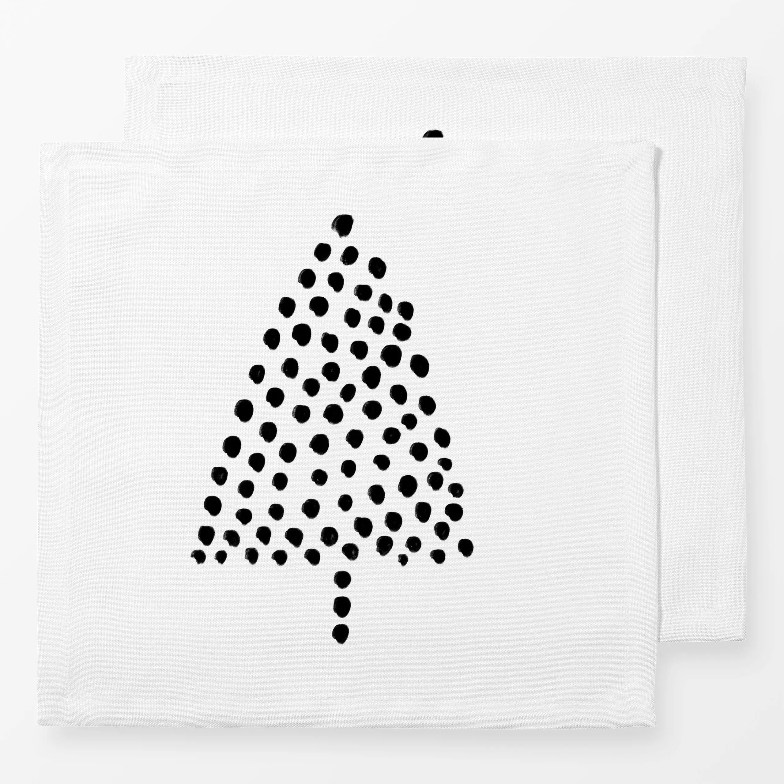 Servietten Tannenbaum Punkte - Weihnachten - von „Sophie Augustin Illustration"; Merry Christmas, Tannenbaum, Weihnachtsbaum...