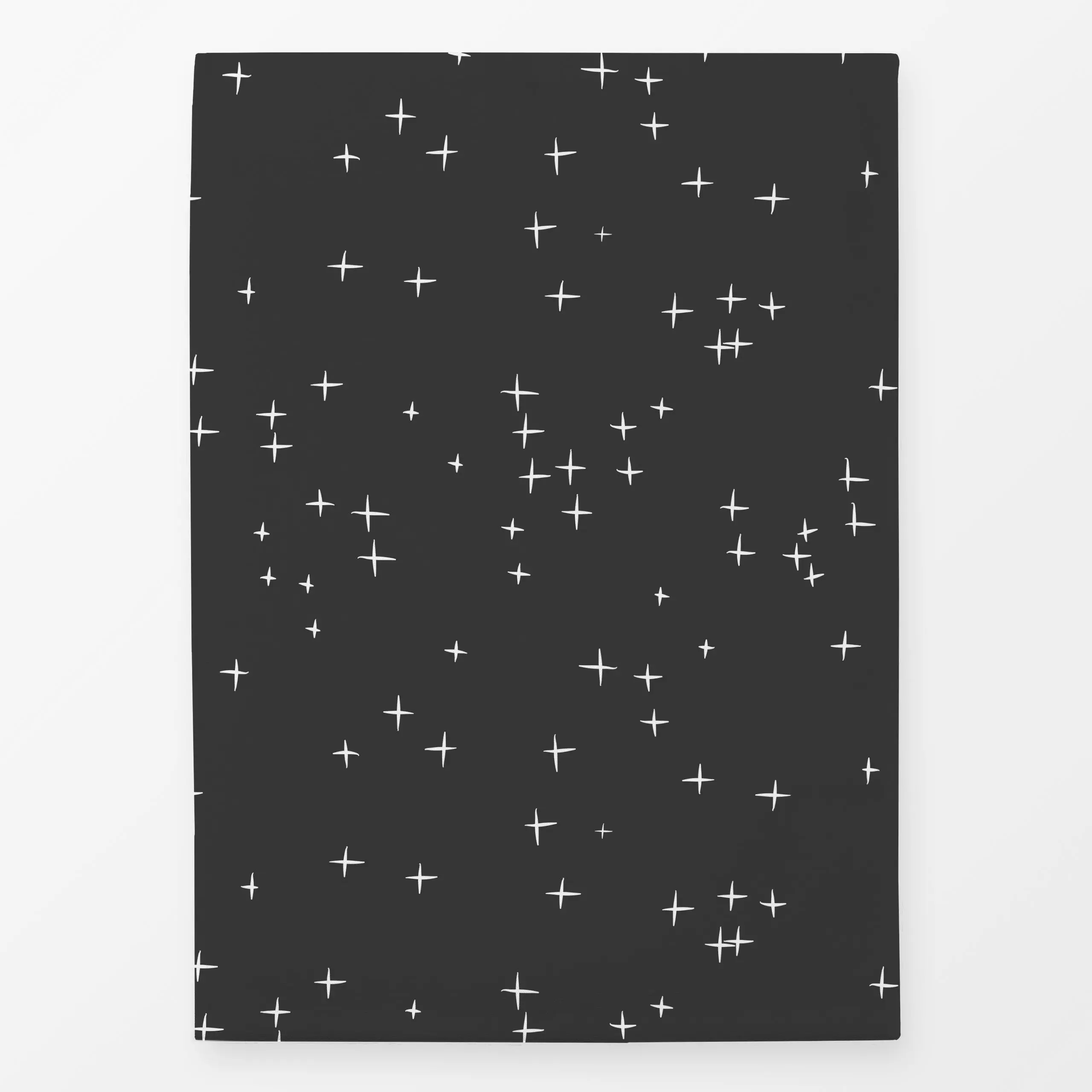 Geschirrtücher Stars anthrazit - Weihnachten, Winter, Astronomie & Weltraum - von „Heyduda"; Muster, abstrakt, anthrazit, St...