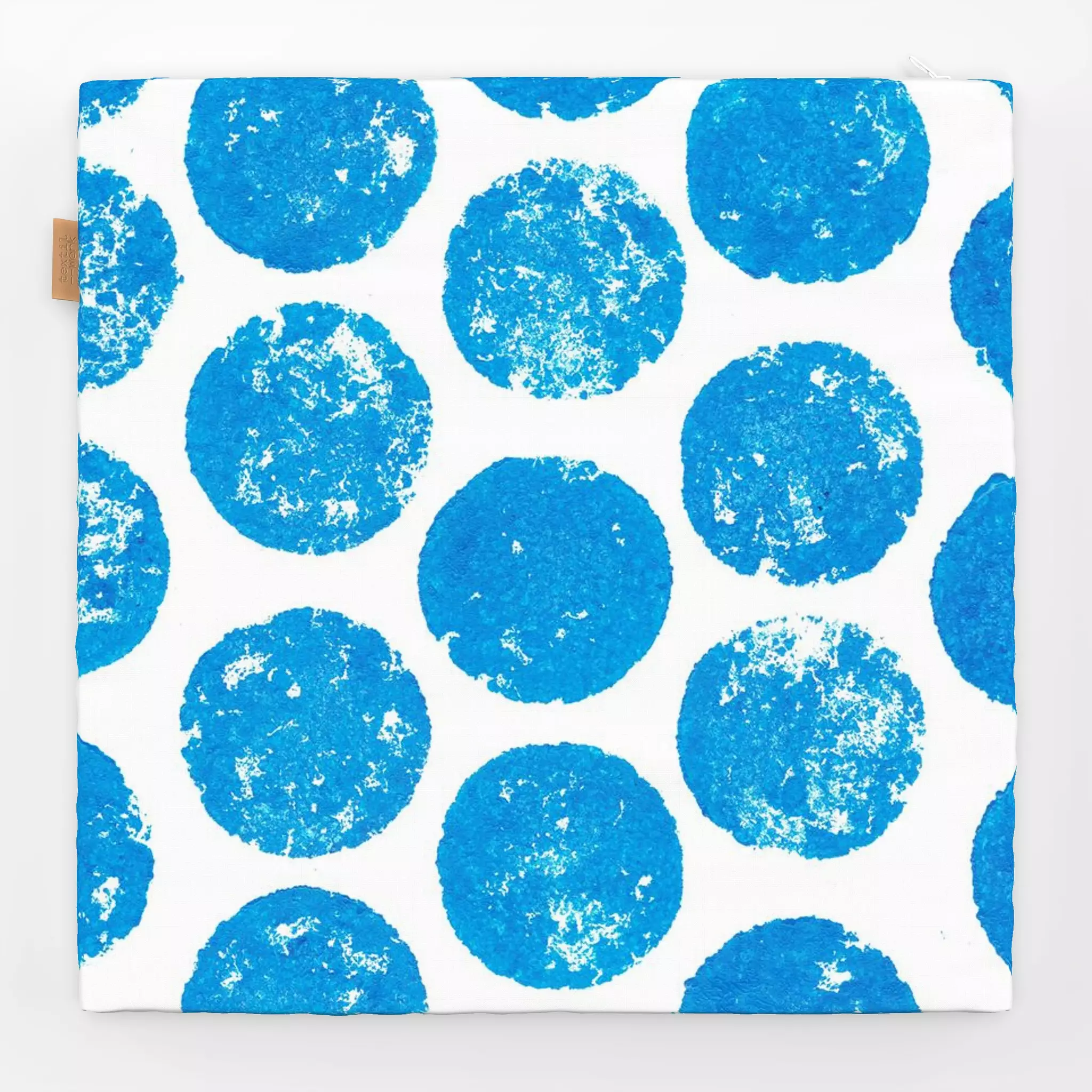 Sitzkissen Stempelliebe Punkte blau Stempelliebe Punkte blau