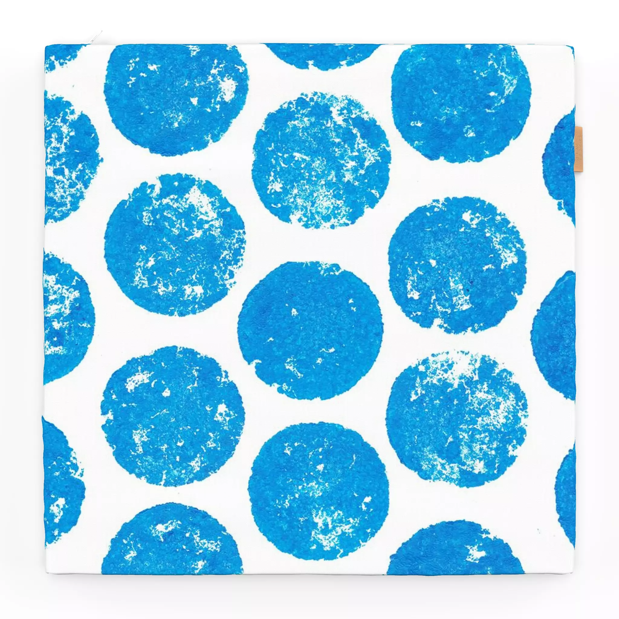 Sitzkissen Stempelliebe Punkte blau Stempelliebe Punkte blau