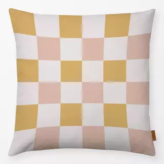 Kissen Sweet Daisies Checkered