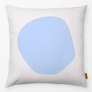 Kissen organischer Kreis Blau