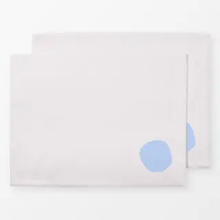 Tischset organischer Kreis Blau