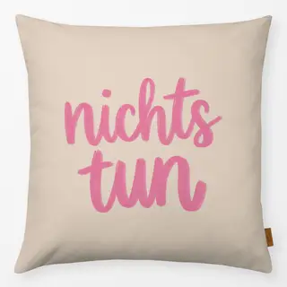 Kissen nichts tun pink