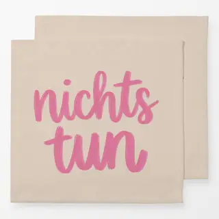 Servietten nichts tun pink