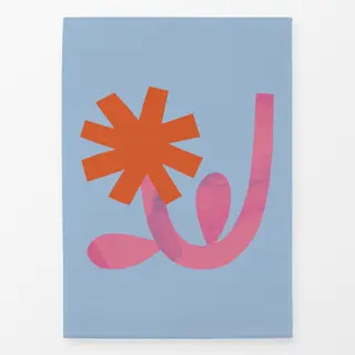 Geschirrtücher Blume Orange