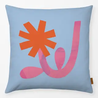 Kissen Blume Orange