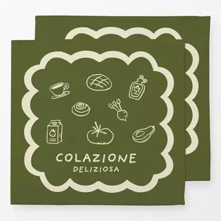 Servietten Frühstück Colazione