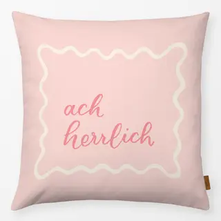 Kissen ach herrlich rosa