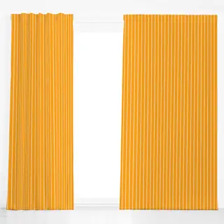 Dekovorhang Spring Stripes Yellow