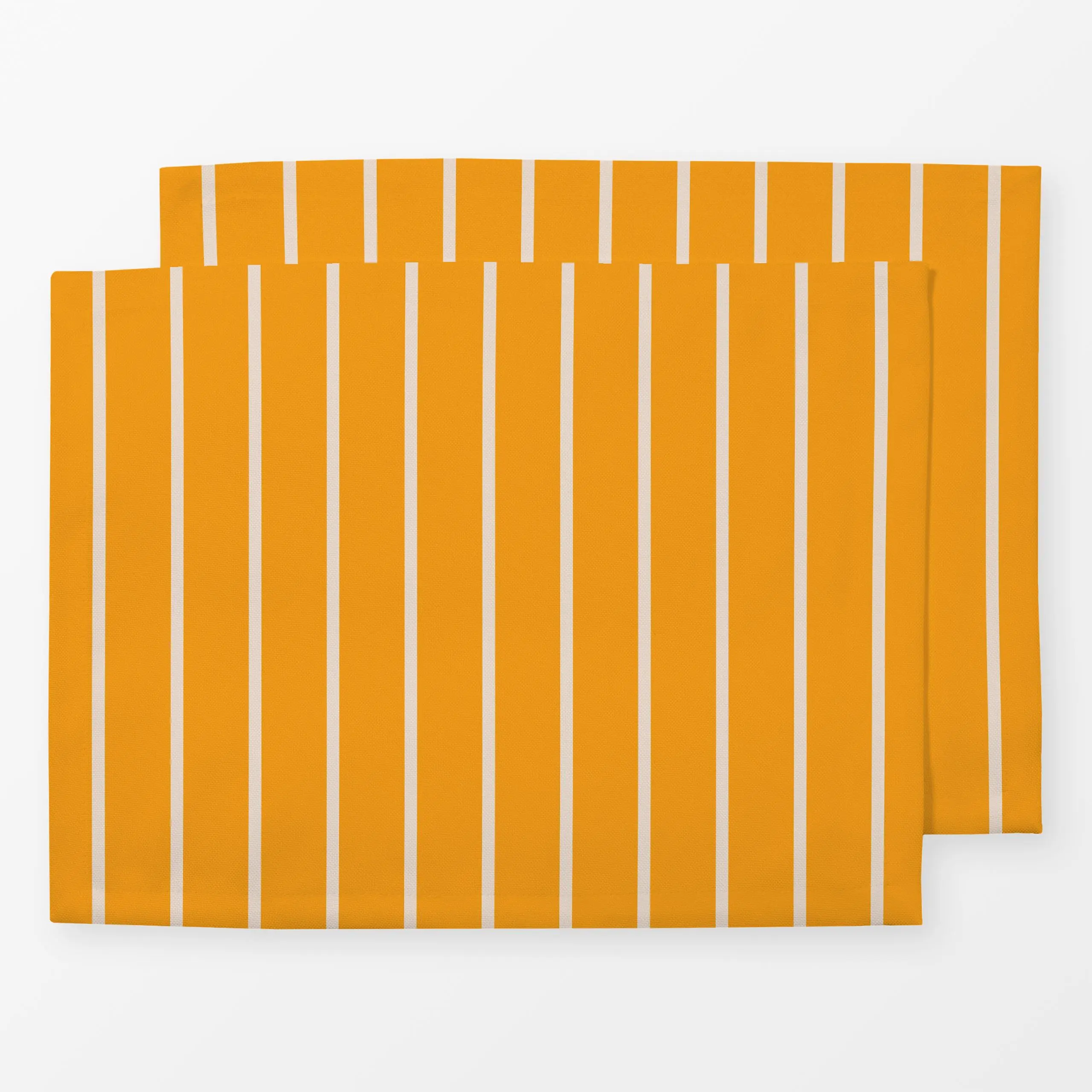 Tischset Spring Stripes Yellow - Symbole & Muster - von „Jana Driver"; Streifen, gelb, stripes, yellow, spring, janadriver