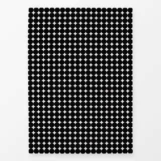 Geschirrtücher Punkte groß Schwarz