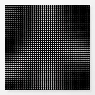 Tischdecke Punkte groß Schwarz