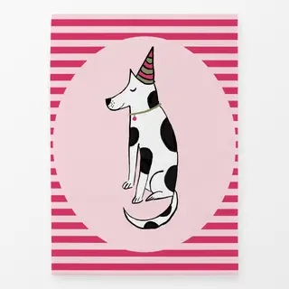 Geschirrtücher Hund mit Partyhütchen