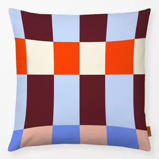 Kissen Colourblock Bunt Kariert