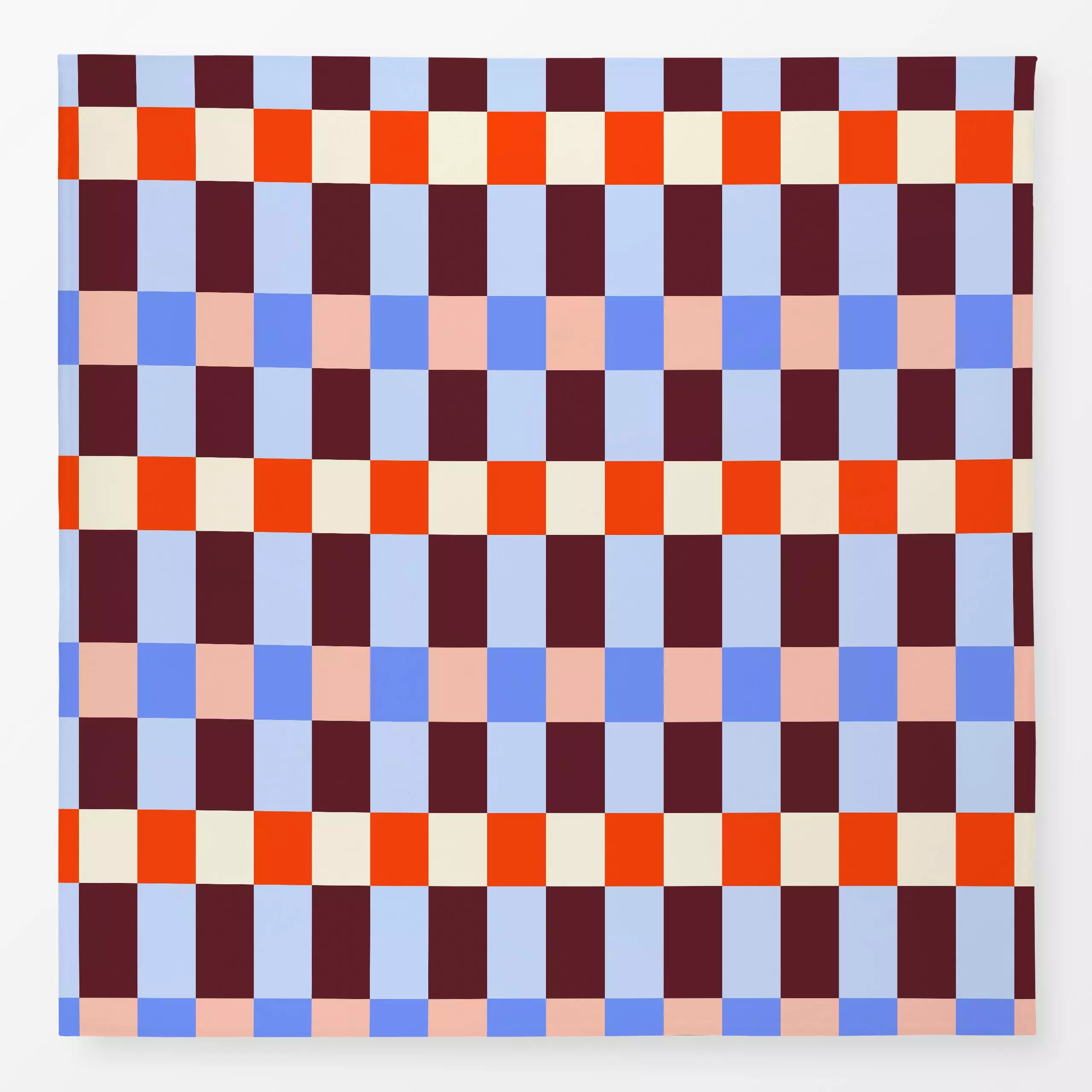 Tischdecke Colourblock Bunt Kariert - Symbole & Muster, Anlässe, Retro & Vintage - von „Maren Gross "; minimal, skandinavisc...