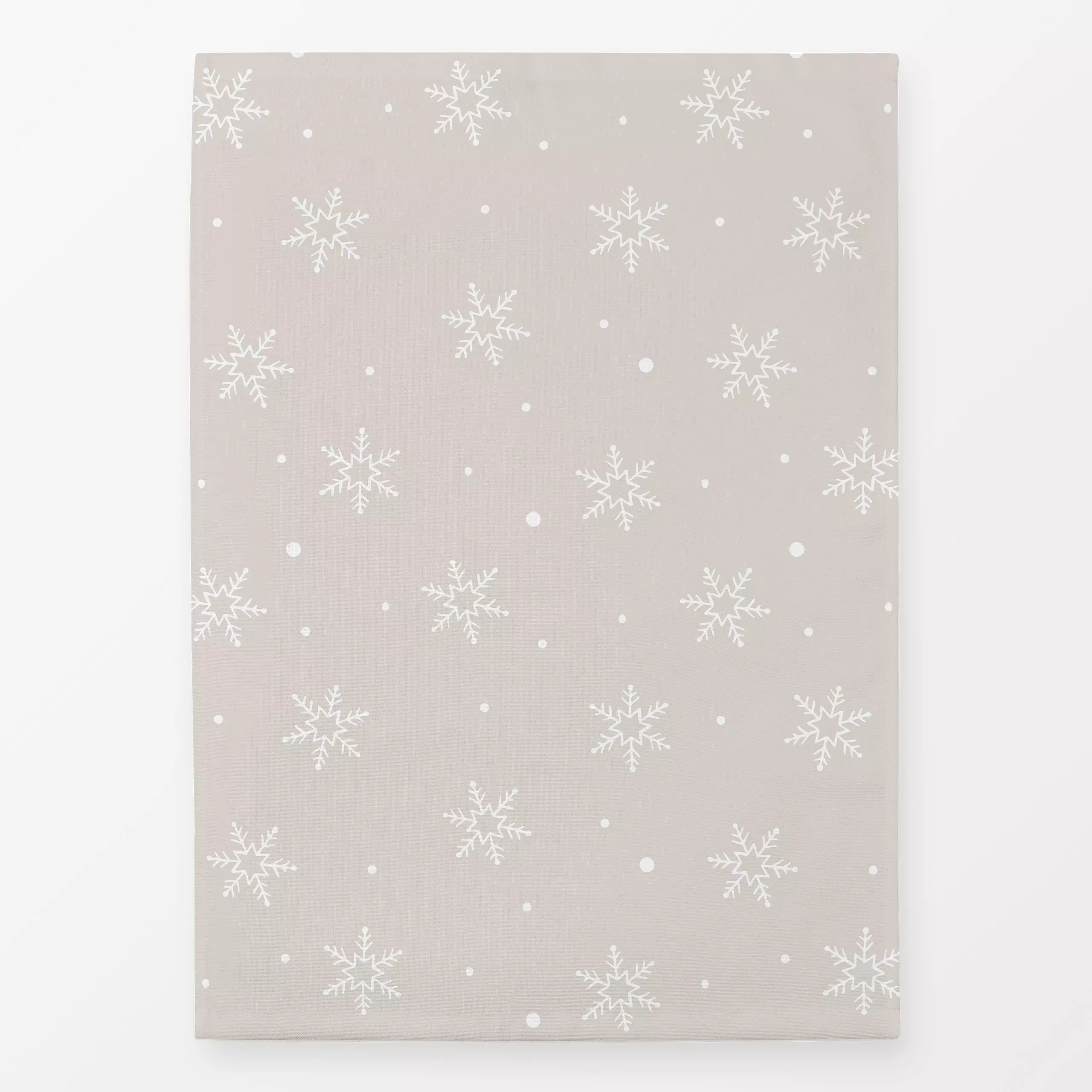 Geschirrtücher SNOWFLAKE PATTERN 02 - Winter - von „Kruth Design"; skandinavisch, Schneeglöckchen, Schneeflocken, Weihnachte...