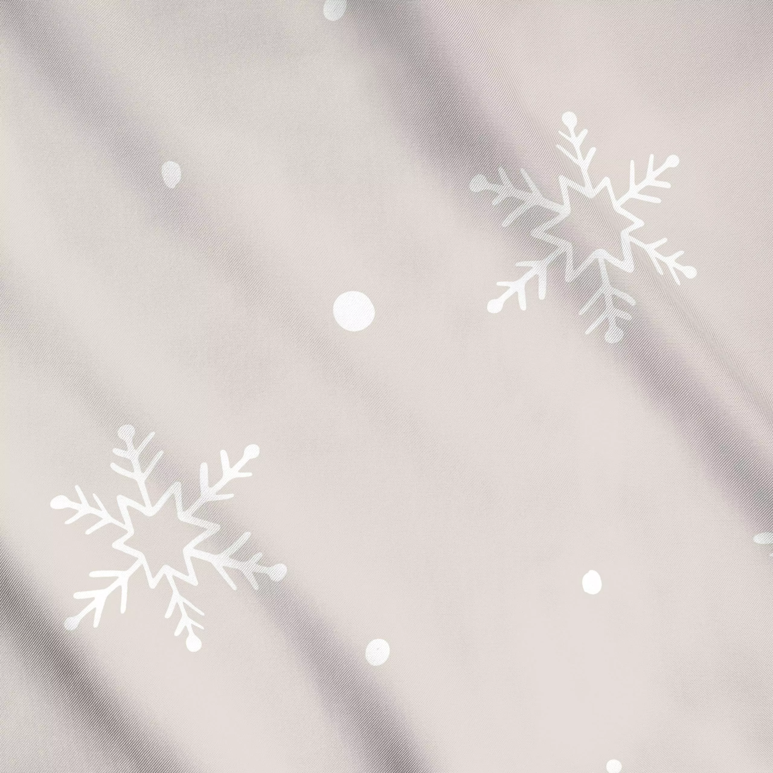 Meterware SNOWFLAKE PATTERN 02 - Winter - von „Kruth Design"; skandinavisch, Schneeglöckchen, Schneeflocken, Weihnachten, be...