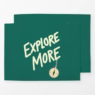 Tischset Explore More