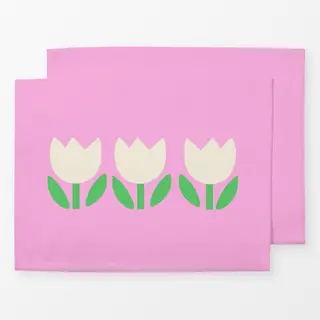 Tischset Weiße Tulpe