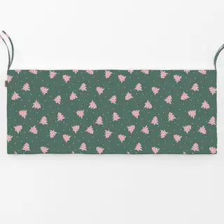 Bankauflage Xmas - Weihnachtsbaum rosa