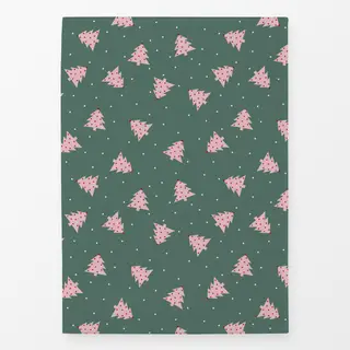 Geschirrtücher Xmas - Weihnachtsbaum rosa