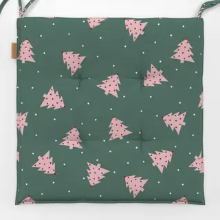 Sitzkissen Xmas - Weihnachtsbaum rosa