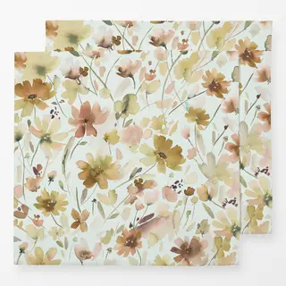 Servietten Cottage Rustikal Blumen Herbst