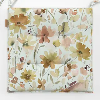 Sitzkissen Cottage Rustikal Blumen Herbst