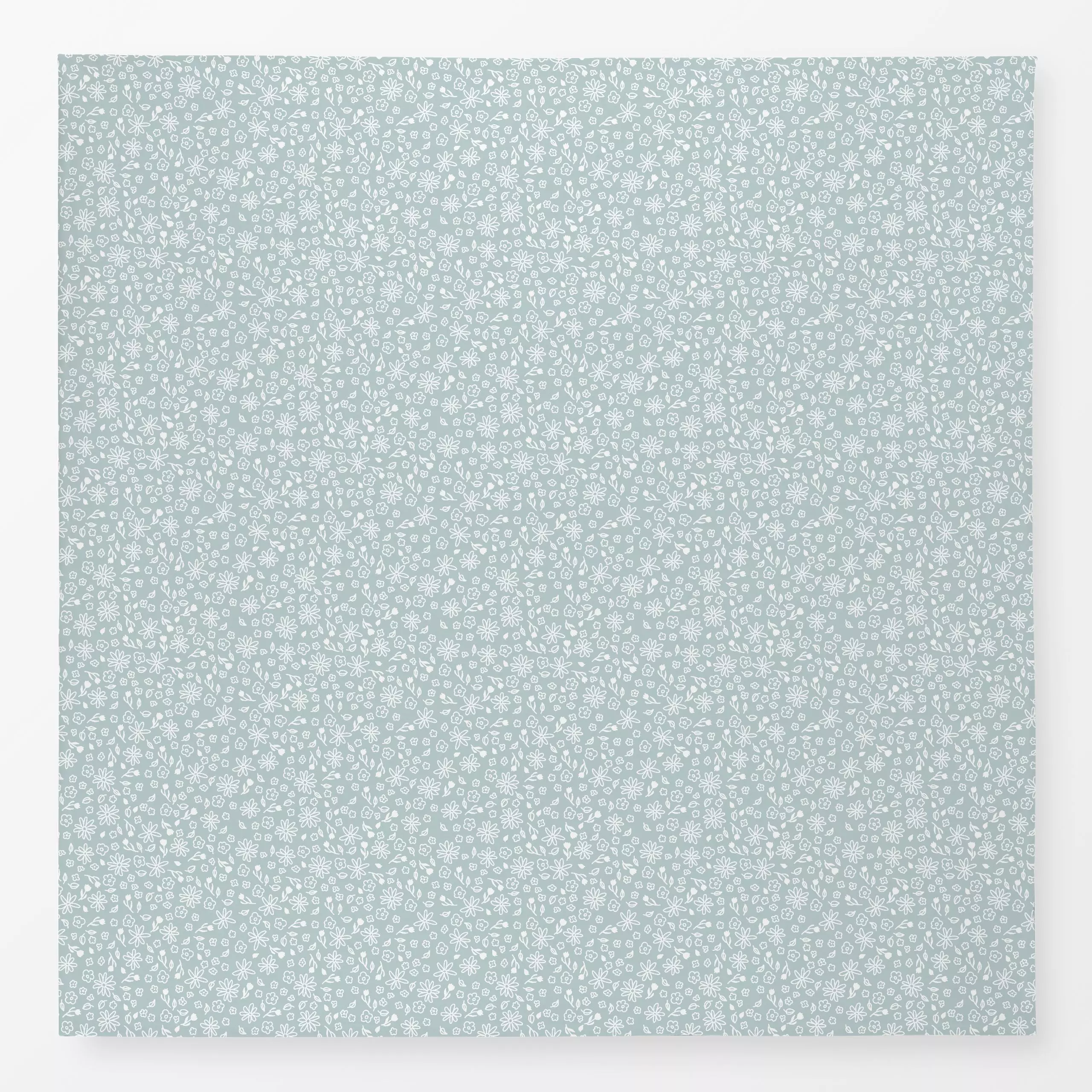 Tischdecke Sommerblümchen Muted Mint - Blumen & Florales, Frühling - von „Katrin Graff"; Kinder, kleingemustert, Blumen, Som...