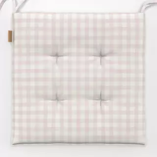 Sitzkissen Coquette Gingham Karo Hellrosa