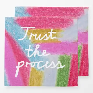 Servietten Trust the process