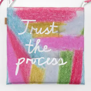 Sitzkissen Trust the process