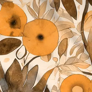 Meterware Floral Abstract