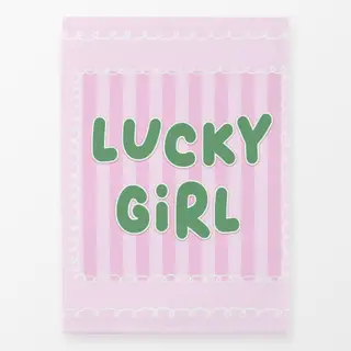 Geschirrtücher Lucky Girl Pink Rosa Streifen