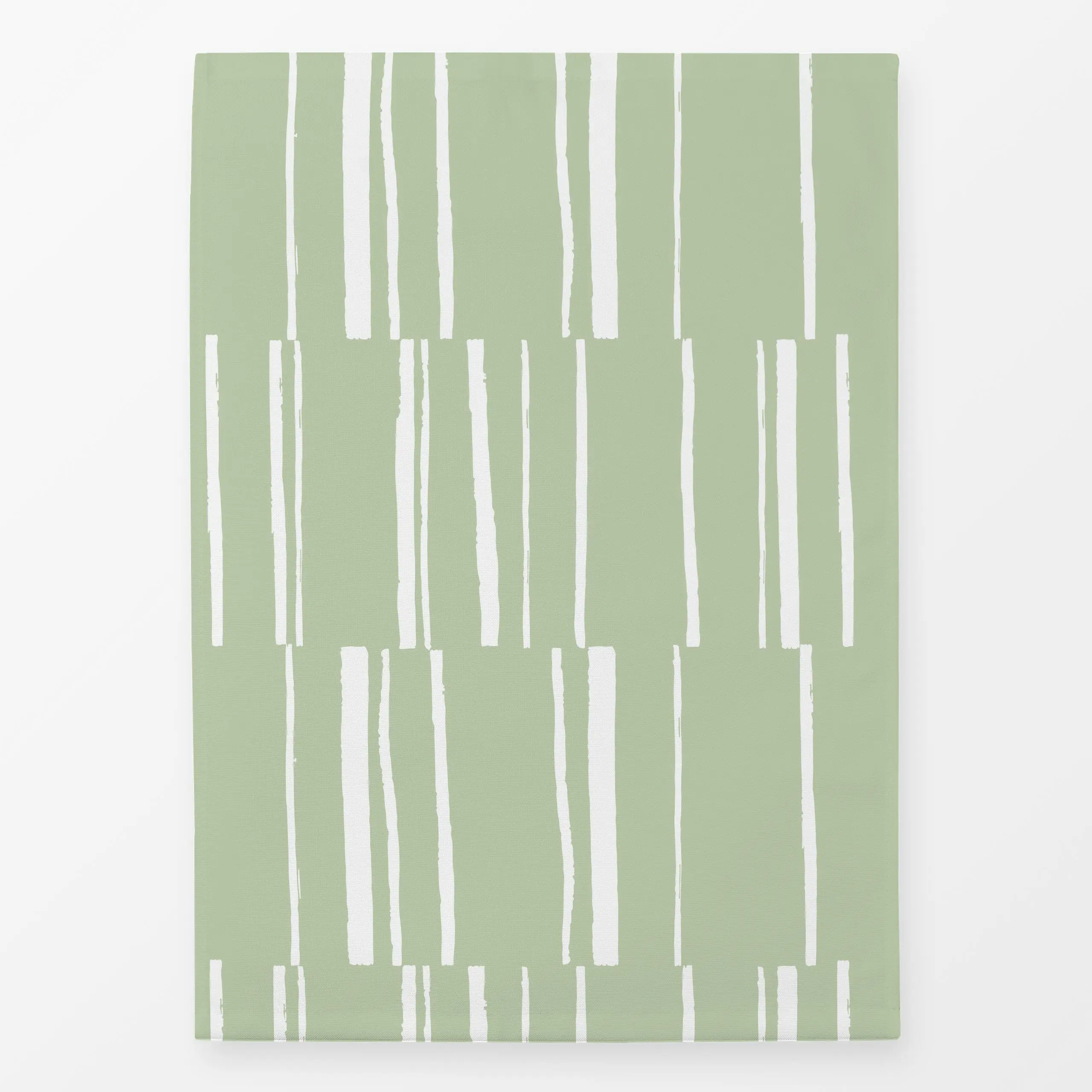 Geschirrtücher Organic Stripes green - Symbole & Muster - von „Barlena"; Linien, Streifen, skandinavisch, trend, gestreift, ...