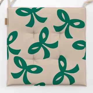 Sitzkissen Joy Ribbons Evergreen
