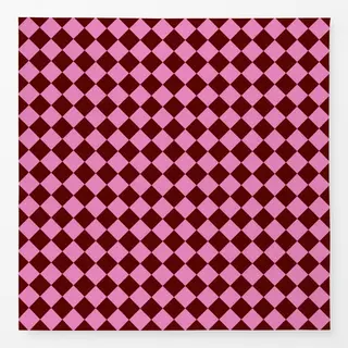 Tischdecke Karomuster Bordeaux Pink