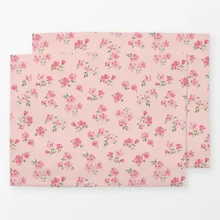 Tischset Rosa Cottage Blümchen