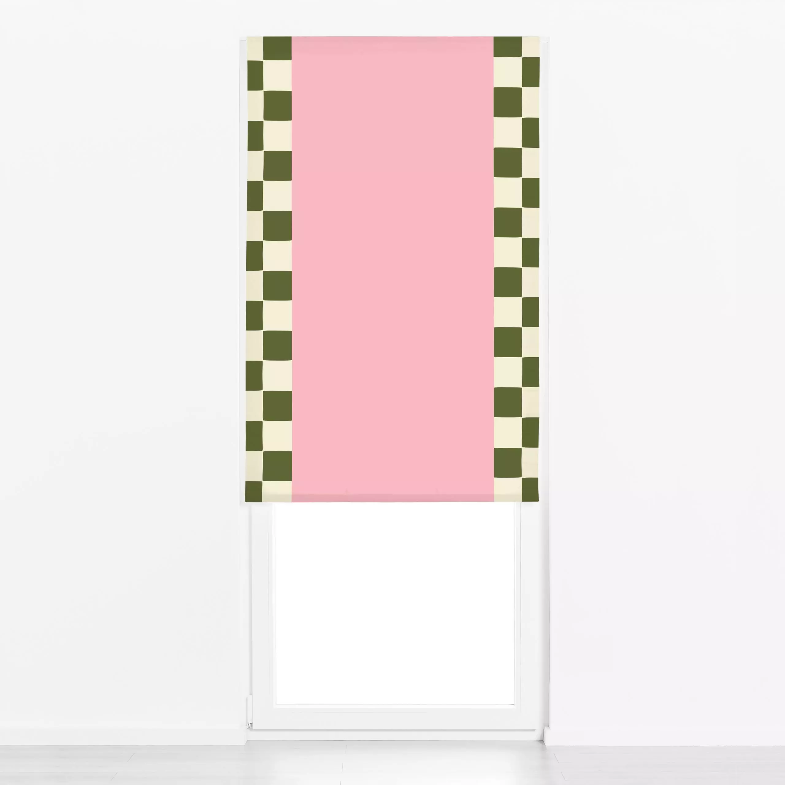 Raffrollo Tischdecke Kariert und Rand - Sommer, Symbole & Muster - von „textilwerk"; Muster, Sommer, Karo, summer, pattern, ...