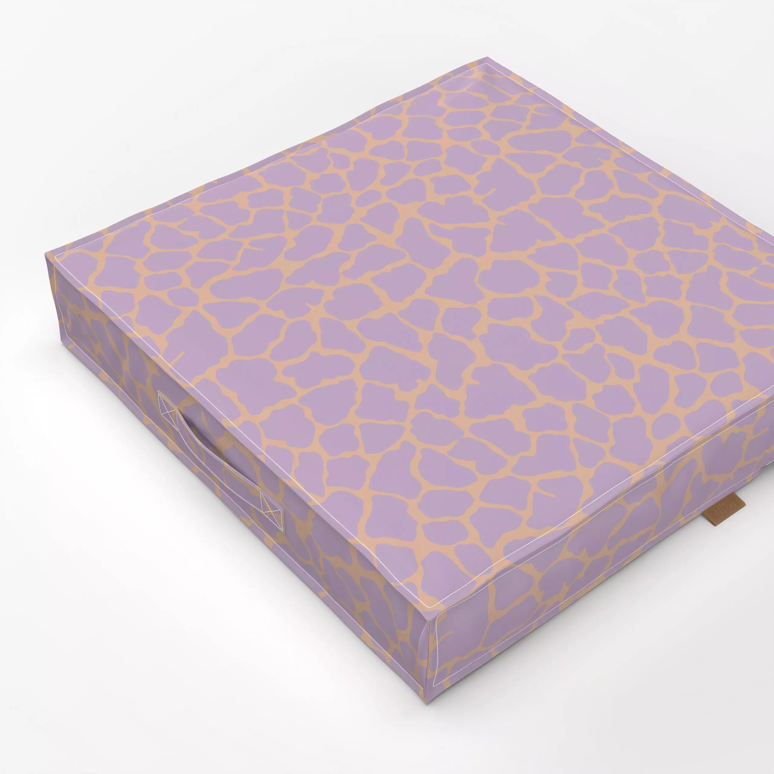 Bodenkissen HAPPY Giraffe lilac - Tiere, Symbole & Muster - von „Julia Schumacher"; Kissen, Giraffe, Happy, juliaschumacher,...