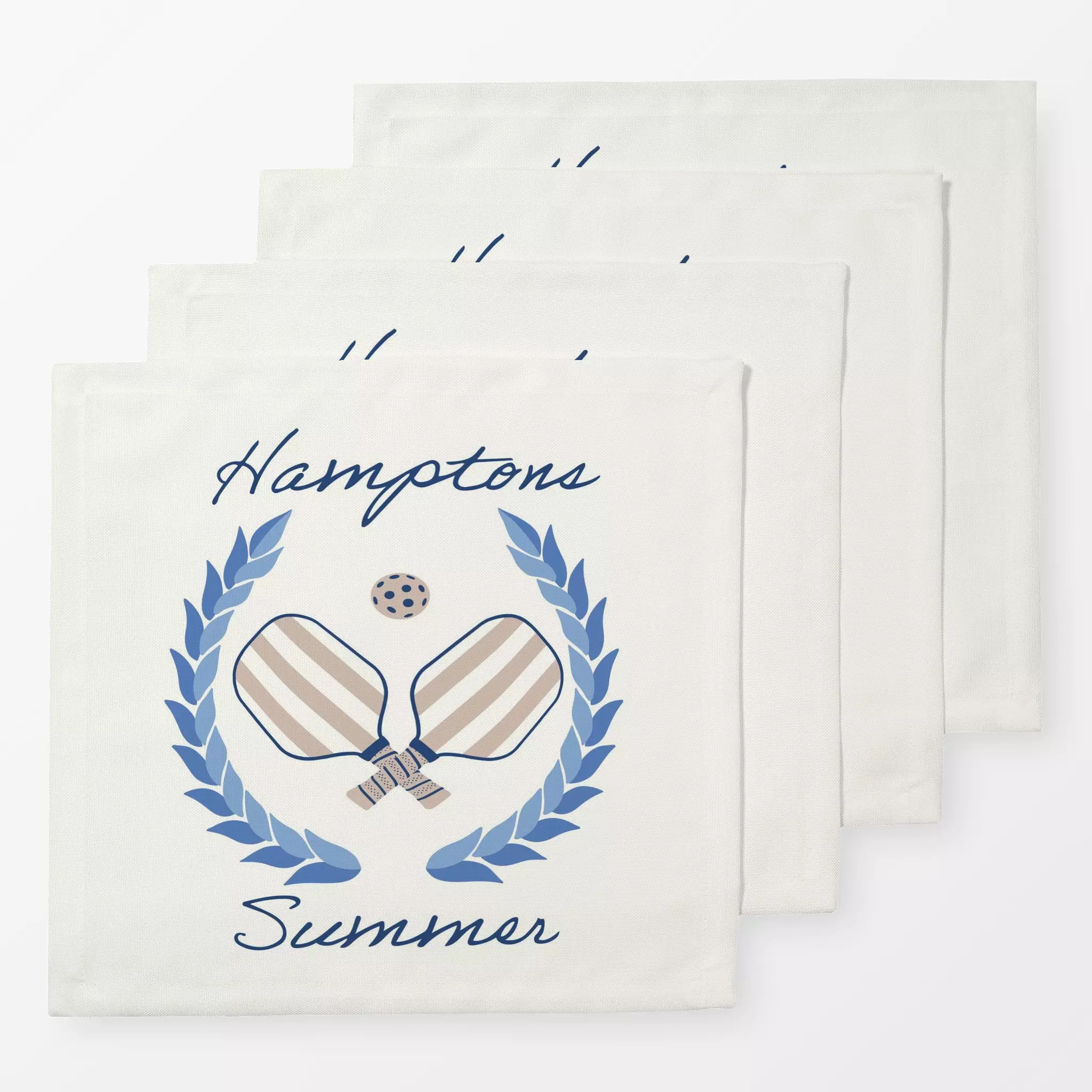 Servietten hamptons summer pickleball hamptons summer pickleball