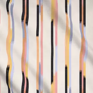 Meterware Ikat Stripes Colorful